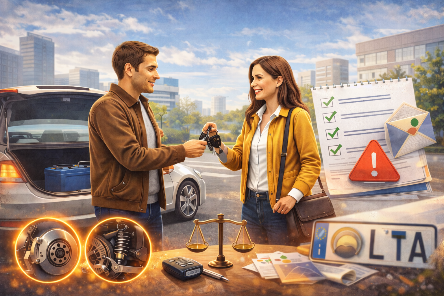 Automobilio pardavimas Lietuvoje 2026: teisiniai žingsniai, atsakomybė ir ką būtina padaryti po sandorio